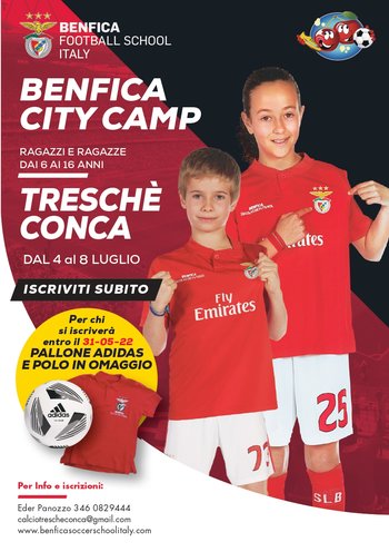 Benfica city camp 2022 front