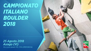 Campionato Italiano Boulder ad Asiago