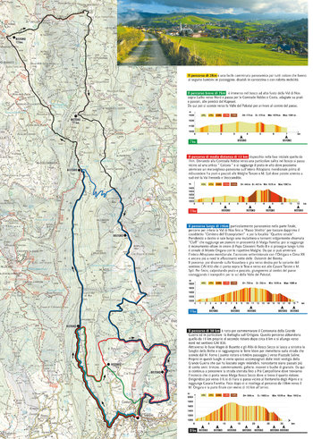 Cartina percorsi Galliota 2018