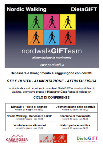 Conferenza nordwalkGIFTeam 2013 - L'alimentazione dello sportivo