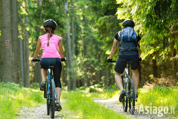 Escursione in mountain bike sull'Altopiano di Asiago