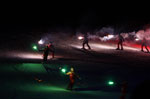 Big Torchlight with ski school instructors Verena, Mittewald Sunday December 30