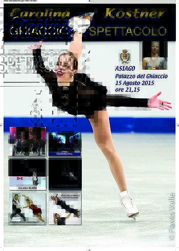 Ghiaccio spettacolo Carolina Costner Asiago 2015 Ghiaccio spettacolo Carolina Costner Asiago 2015