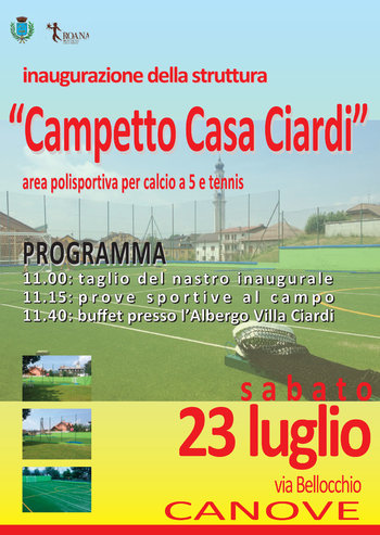 Inaugurazione campetti ciardi