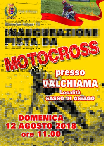 Inaugurazione pista da motocross asiago valchiama sasso di asiago