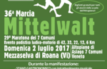 36ª MARCIA MITTELWALT - Gara podistica non competitiva a Mezzaselva di Roana - 2 Luglio 2017