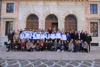 Mondiali hockey ghiaccio 2015 team azzurro e studenti asiago