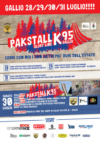 Pakstall Glory Line K95, Corsa in salita sul trampolino più alto d