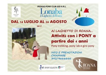 Scuola Pony per bambini a Roana 2017