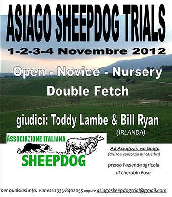 Asiago Sheepdog Trials 2012