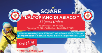 Skipass Altopiano di Asiago inverno 2019 2020 Skipass Altopiano di Asiago inverno 2019 2020