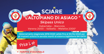 Skipass Altopiano di Asiago inverno 2019 2020