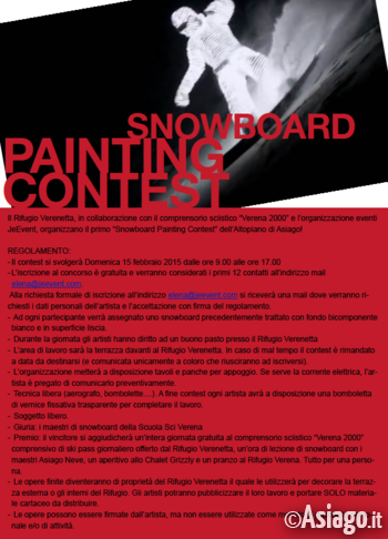 Snow board contest