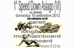 "1° Speed Down" Carretti Tricicli Freeboard Mountainboard ad Asiago16 sett 2012