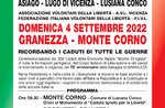 Cerimonia commemorativa Granezza - Monte Corno - 4 settembre 2022