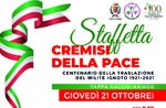 Staffetta cremisi della pace Asiago 21 ottobre 2021