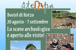 Visite agli scavi archeologici sul Bostel di Rotzo, 20 agosto-7 settembre