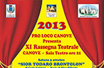 XI Rassegna Teatrale Comune di Roana a Canove ottobre 2013