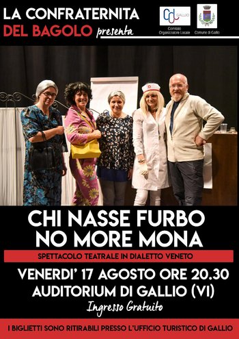 Chi nasse furbo no more mona a Gallio