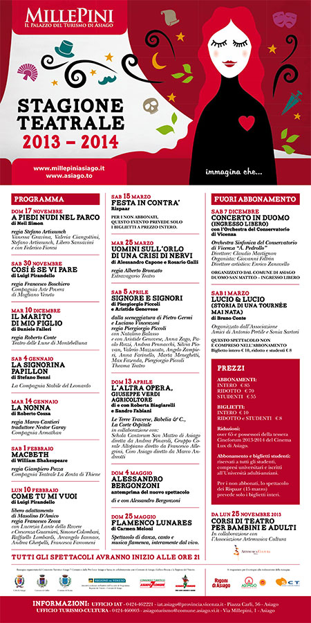 Stagione Teatrale 2013-14 ad Asiago