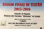 Spettacolo teatrale "Lisabetta da Messina", Asiago, 20 maggio 2016