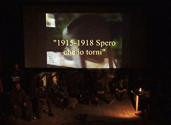 Spettacolo "1915 - 1918 Spero che io torni" dell'Associazione storico-culturale "Uniti nella memoria", a Cesuna il 24 agosto