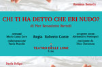 Spettacolo teatrale "Chi ti ha detto che eri nudo?" a Canove - 16 luglio 2019