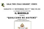 Spettacolo teatrale "Qualcuno ne aiuterà" a Conco - 11 novembre 2017
