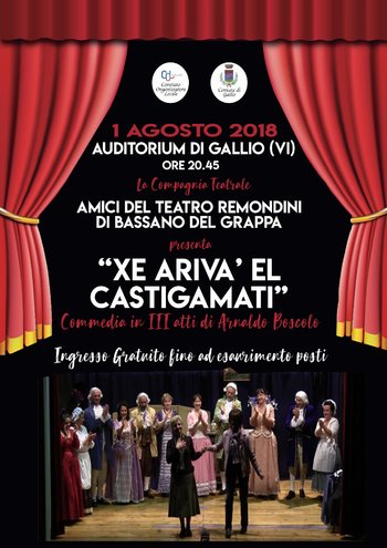 Spettacolo Xe riva El Castigamati a Gallio Spettacolo Xe riva El Castigamati a Gallio