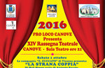 XIVª Rassegna Teatrale a Canove, ottobre 2016 - Altopiano di Asiago