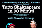 "Everything Shakespeare in 90 minutes", with Alessandro Benvenuti and Nino Formicola