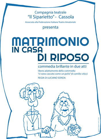 Locandina matrimonio casa riposo