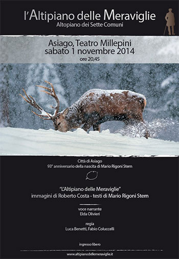 l'Altipiano delle Meraviglie - sabato 1º novembre 2014 Asiago l'Altipiano delle Meraviglie - sabato 1º novembre 2014 Asiago