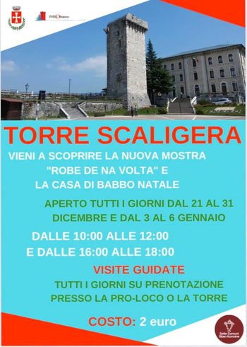 Torre Scaligera Enego aperta per Natale 2019