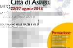 36º Concorso Internazionale di sculture in legno ad Asiago - Dal 22 al 27 agosto 2018