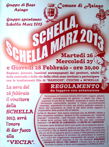Manifesto Schella Marz Asiago 2013