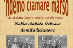 'NDEMO CIAMARE MARSO - Tradizionale festa di inizio primavera a Lusiana - 28 febbraio 2019