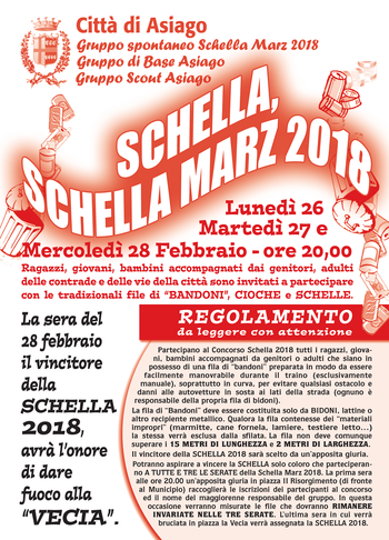 Schella Marz 2018 ad Asiago