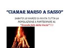 CIAMAR MARSO in SASSO-traditionelle Lagerfeuer Vecia in Sasso di Asiago-10 März 2018