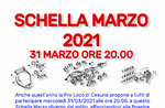 SCHELLA MARZO from home in Cesuna, the traditional greeting to spring - 31 March 2021