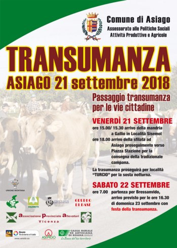 Transumanza ad Asiago 2018