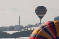 Asiago in hot air balloon