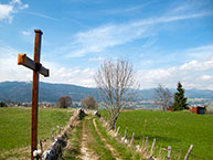 Sommerlandschaft in der Nähe von Tresche Conca