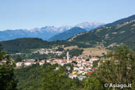 Overview of the town of Asiago