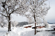 Winter auf der Hochebene von Asiago