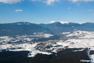 L'Altopiano di Asiago Innevato Dall'Alto