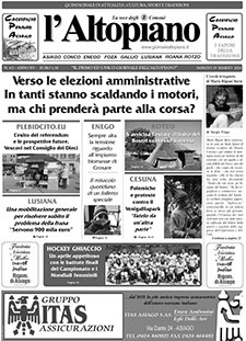 Giornale l'Altopiano 15 marzo