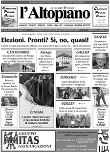 Giornale l'Altopiano 25 aprile