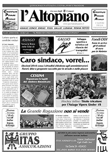 Giornale l'Altopiano 24 maggio