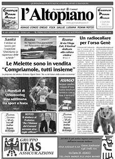 Giornale l'Altopiano 5 luglio Giornale l'Altopiano 5 luglio